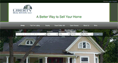 Desktop Screenshot of libertyrealestate.biz